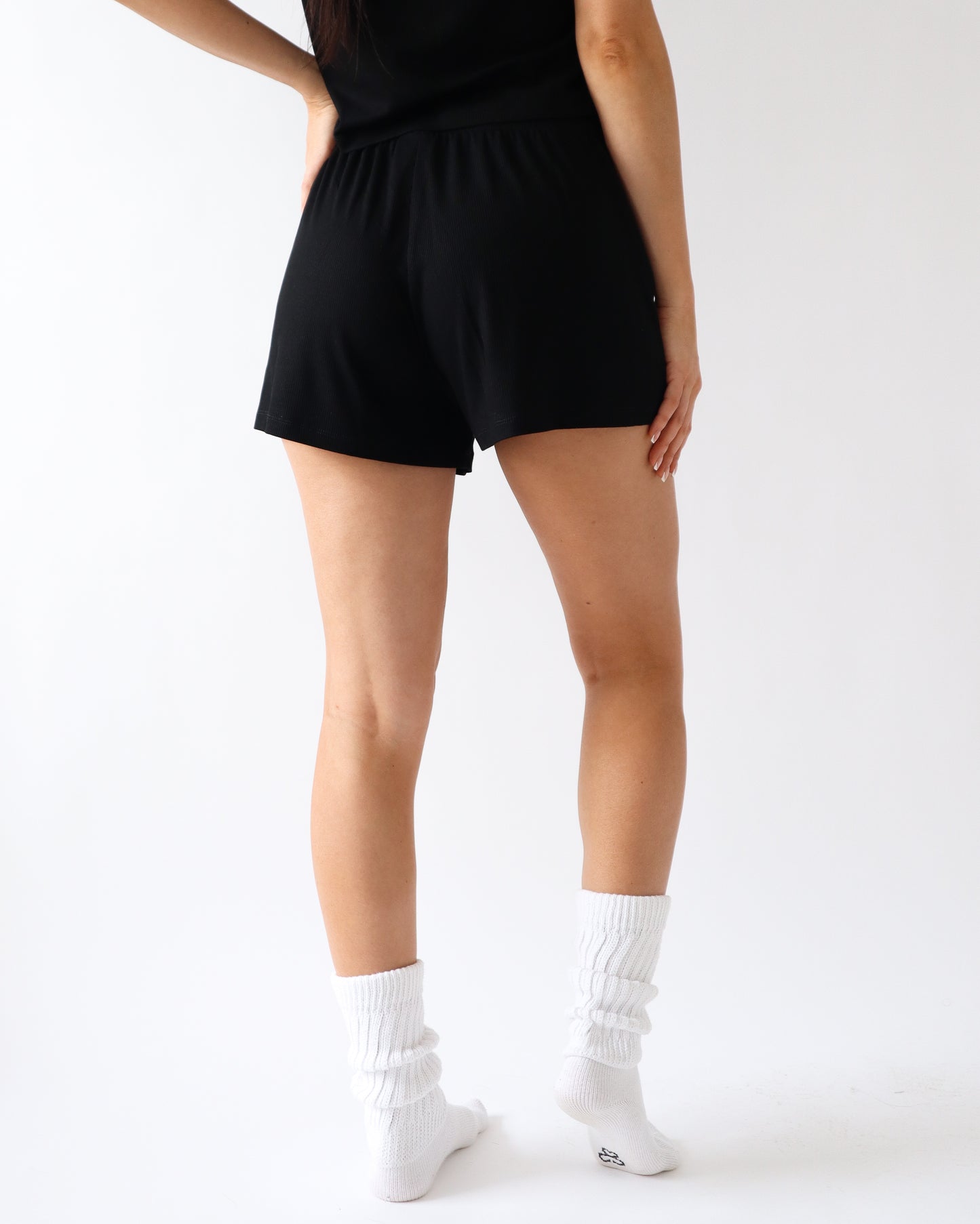 Luxe Lounge Shorts - Black