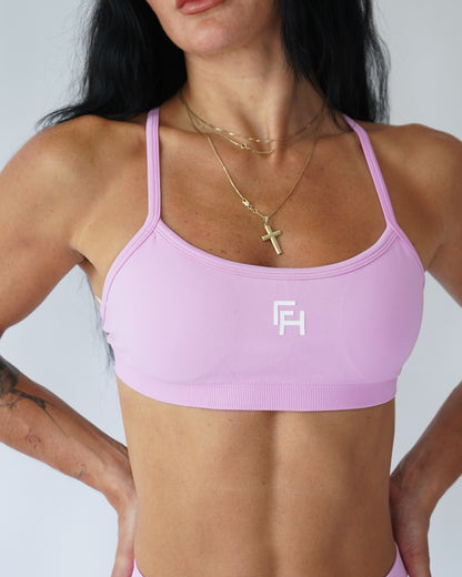 Ascend Contour Sports Bra - Peony