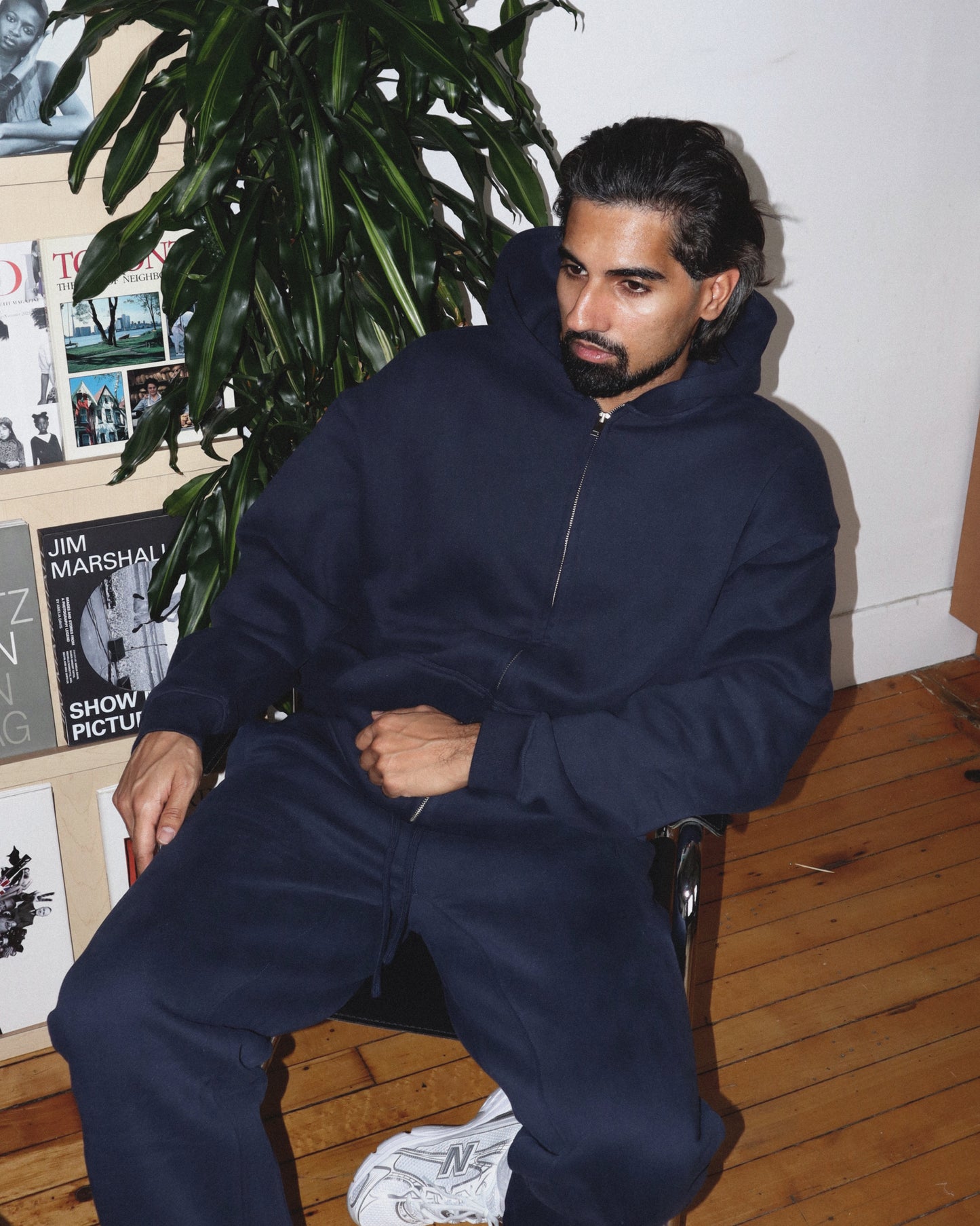 Reset Zip-Up Hoodie - Navy