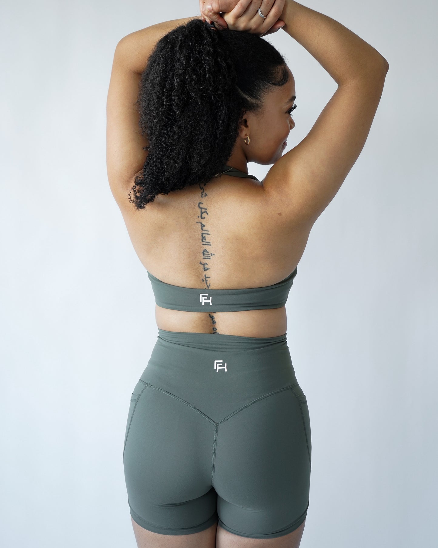 Performance Halter Top - Olive