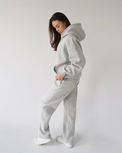 Legacy Straight-leg Sweatpants - Heather Gray