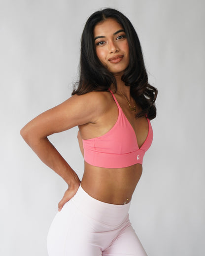 Allure Sports Bra - Coral