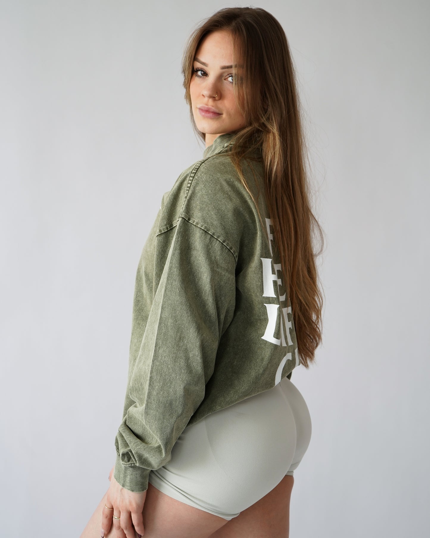 Lifting Club Long Sleeve - Olive