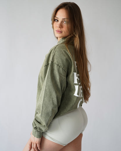Lifting Club Long Sleeve - Olive