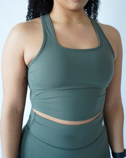 Performance Racerback Top - Olive