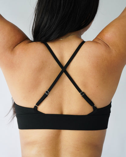 Allure Sports Bra - Black