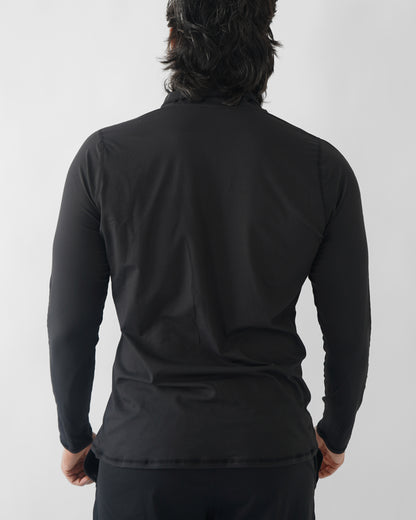 Onyx Quarter-Zip - Black