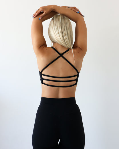 Core Sports Bra - Black