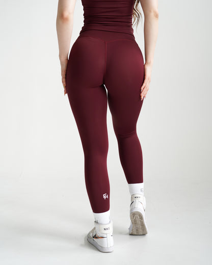 Impact Leggings 25” - Wine