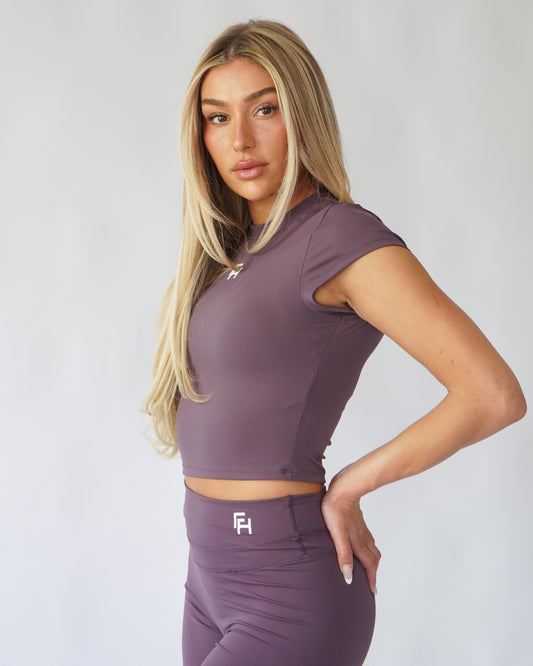 Effortless Tee - Violet Mauve