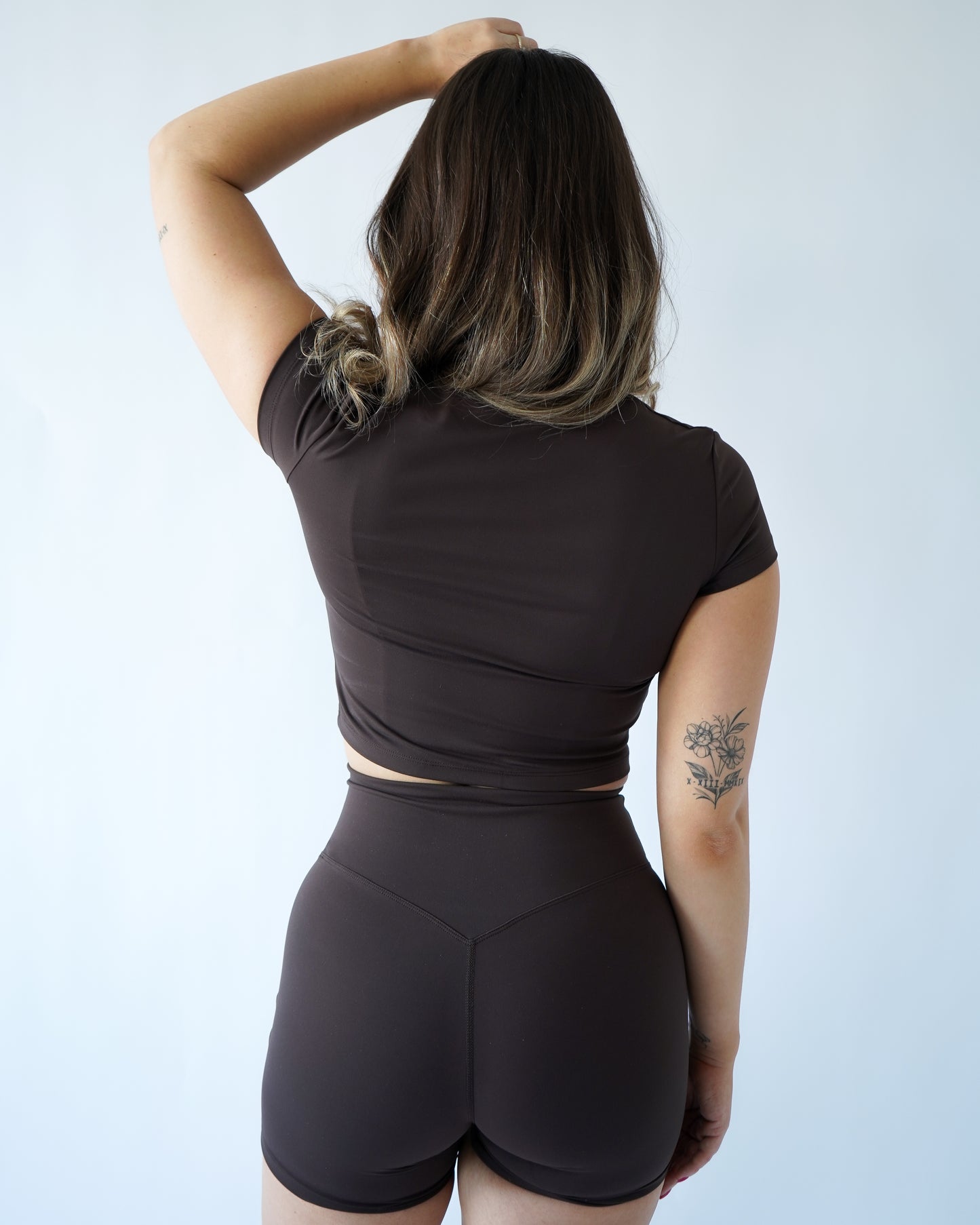 Onyx Cropped Tee - Teddy