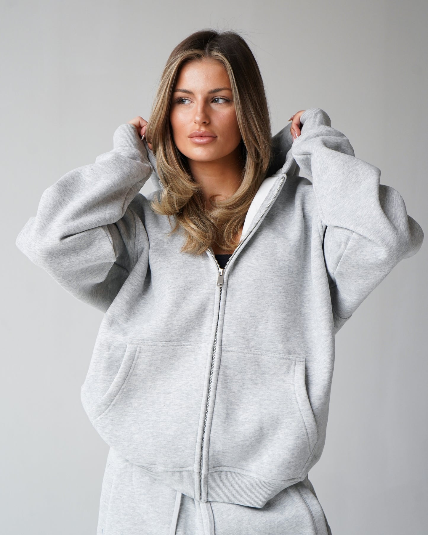Reset Zip-Up Hoodie - Heather Gray