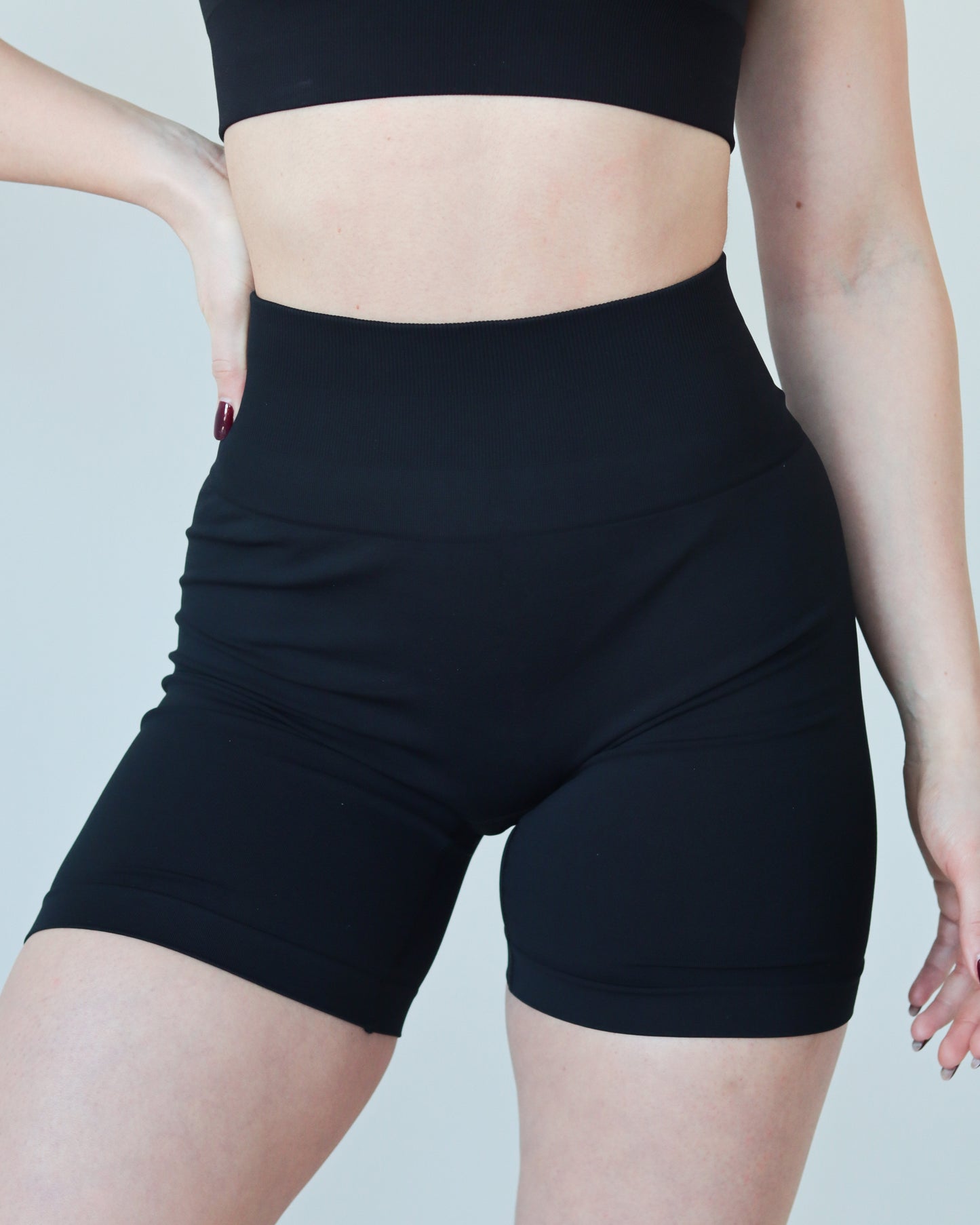 Enhance Biker Shorts 5” - Licorice