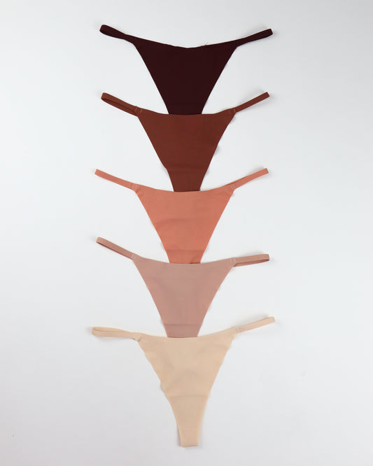 SEAMLESS UNDERWEAR - 5 PACK MIX